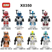 【積木班長】X0350複製人克隆兵星際大戰指揮官風暴兵星戰暴風兵隊長上尉士兵德雷德人偶/相容積木