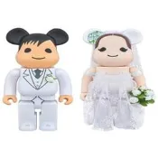 【PChome 24h購物】庫柏力克熊 BE@RBRICK 結婚2 PLUS 400％ R99N