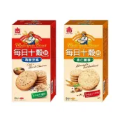 (店+)【義美】每日十穀養生餅 171g/盒 燕麥芝麻 杏仁蕎麥(十穀養生餅 奶蛋素)