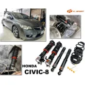 小亞車燈＊新品 HONDA CIVIC8 K12 K-SPORT 道路版 避震器 36段阻尼 高低軟硬可調