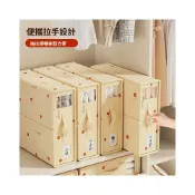 (店+)免運 免安裝可折疊收納盒 多功能收納盒 防塵收納盒 跨境小紅花床單四件套收納盒收納盒抽屜儲物盒無紡布臥室收納盒