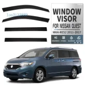 ✨晴雨窗 高品質✨適用尼桑貴士車窗晴雨窗雨板雨眉QUEST V42 RE52 Window visor QYC