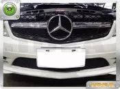 泰山美研社全新BENZ W204 C300 AMG 10 11年歐規樣式前保桿含日行燈全配PP材質08 09可改