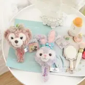 （可開發票）【Ziga＊里家】☆可愛雪莉玫.芭蕾兔.史黛拉兔.毛絨鏡子．隨身便攜化妝鏡.卡通手持鏡.小鏡子.禮物～☆2款