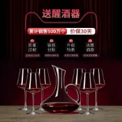 全球選品1館 生活百貨 紅酒杯水晶輕奢高檔高級感家用高級新款醒酒器套裝歐式葡萄酒高腳