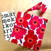🇫🇮Marimekko 罌粟花 經典紅花 純棉 購物袋