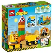[吉星]LEGO樂高DUPLO得寶系列卡車和挖掘機套裝10812大顆粒積木2歲玩具