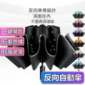 【隔日達+滿額折】反向自動傘 反向折疊傘 反折傘 反摺傘 折疊傘 摺疊傘 自動傘