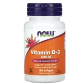 NOW  維他命D vitamin D3 400IU 180顆, 其他d3產品代訂