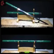 【可開發票】【實木漆鞘】龍泉劍純手工鍛打壹體龍骨高猛鋼竹節劍長劍唐劍武術健身未開刃