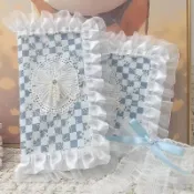 ✨免運特價✨湫淩手作 自製A5書衣weeks書套手賬本佈藝保護套蕾絲花邊