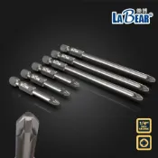 (店+)LaBear 1/4 米字起子頭 25-100mm 電動米字批頭 台灣製