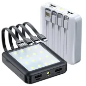 (店+)MINIQ 露營燈LED照明/自帶四線/10000mAh行動電源(台灣製造)【限時免運優惠】