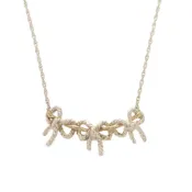 【DOKODEMO】蒂芬妮 (Tiffany & Co.) 三重RIBON項鍊，925 純銀及 18K 黃金 (750YG)，品相極佳。銀和黃金材質。貨號：1141。 [二手] 蒂芙尼 (TIFFANY&Co.)
