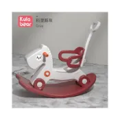 (店+)✨搖馬嬰木馬 寶寶1-2歲玩具 多功能二合一搖搖馬 溜溜車搖椅