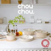 (店+)【NEOFLAM】經典ChouChou咻咻系列鑄造鍋具3件組｜單柄湯鍋含蓋／雙耳湯鍋含蓋／炒鍋含蓋／平底鍋28cm