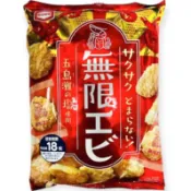 龜田製菓 五灘島鹽無限蝦味米果 約12片入