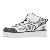 (店+)【SKECHERS】休閒鞋 Sport Court 92-Color-BLITZ 大童 403500LWBK