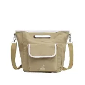 【KANGOL】英國袋鼠二用提把側背帆布包(托特包/小口袋/斜背包/手提包)