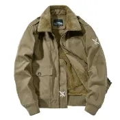 【巴黎精品】現貨+預購 軍裝外套G1海軍飛行夾克(冬季復古工裝古著厚款加絨男夾克3色a1fa33 2J)