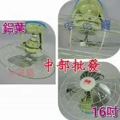 『中部批發』鋁葉 16吋 天花板旋轉吊扇 360度自動旋轉吊扇 電風扇 360轉吊扇 工業扇 通風扇 旋轉扇 台灣製造