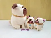 哈巴狗娃娃~可愛哈巴狗玩偶~正版寵物當家 小莫巴哥犬~高14公分~巴哥犬~~巴哥犬娃娃 寵物當家 ~巴哥狗娃娃 全省配送