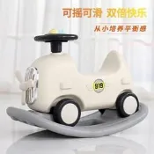 公司貨】嬰兒童電動車 遙控汽車 玩具車 兒童益智玩具　兒童大號木馬搖搖馬1-6歲寶寶生日禮物　玩具搖搖車加大兩用帶音樂