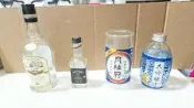 迷你空酒瓶 OMAR 威士忌 Jack Daniel’s 月桂冠清酒 空瓶4件組 迷你酒瓶 日本酒瓶 收藏擺飾 拍攝道具