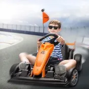 【奔雷國際】BMW 競速親子卡丁車 24V雙驅 兒童玩具車超跑 GO Kart 24v 200w(汽車玩具 大人小孩都能玩)