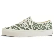 (店+)【VANS】VN000CQAZBR Vans Authentic 舒適簡約 耐磨 低幫 帆布鞋 男女同款 灰白綠