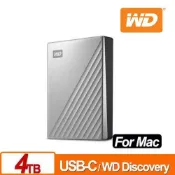 良興EcLife購物網 WD 威騰 My Passport Ultra for Mac 4TB 2.5吋USB-C行動硬碟