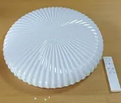 (安光照明)60W-傘狀花邊星點款-遙控LED吸頂燈-三色溫 小夜燈 可遙控或壁切 全電壓 無極調光調色 適4~6坪