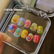 【Miss Candy】多巴胺可愛卡通飾品 海綿寶寶派大星花枝蝸牛可愛DIY樹脂指甲配飾