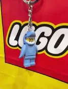 免運 【全新吊牌】LEGO正版樂高鯊魚人鑰匙扣 正品保證，藍色鯊魚造型超可愛，金屬鏈條結實耐用 適合6歲以上玩家，全新帶