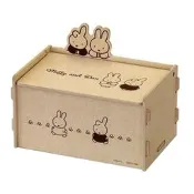 🪴現貨 日本製 miffy 簡單組立置物盒 米飛兔 米菲兔 易組裝木製收納盒 桌上收納 小物收納 交換禮物