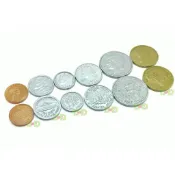 小荳荳 教具 錢幣教具 美金教具 美金硬幣 美金錢幣  (商品金額滿百元才出貨)