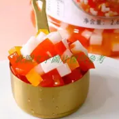 【✨饞嘴零食空間站✨】飲滋滋三色水晶椰果烘焙彩色果粒整箱果醬刨冰奶茶烘焙甜品配料