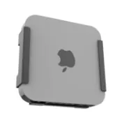 天天優選百貨 Mac mini M1M2桌下或顯示器背面安裝支架金屬掛架軟墊保護