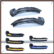【兔兔車品】適用於Audi A3 8V S3 RS3 8V 2013-2020款轉向燈LED後視鏡流水燈 跑馬燈 流水燈