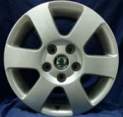 5孔112 15吋SKODA OCTAVIA原廠鋁圈【益和輪胎】