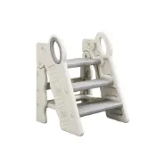 (店+)【優品匯】洗手梯 三層折疊凳 輔助登高梯 加厚安全塑膠梯凳 踩腳凳 免組裝折疊踏梯