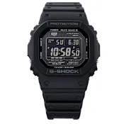 CASIO 卡西歐 G-SHOCK  電波 太陽能電力 日本製造 經典方型 酷黑 GW-5000HS-1_42.8mm