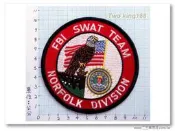 南台灣最大☆★二王軍警防身百貨用品★☆美國聯邦調查局特警隊胸章-國外557-1