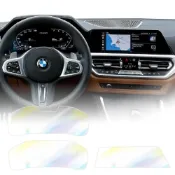 (店+)【XILLA】20-22款 BMW 3系4系 10.25吋中控螢幕 12.3吋儀錶板 儀錶板鋼化膜 中控鋼化膜 鋼化膜