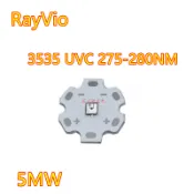 『量大價優』RayVio 3535燈珠UVC深紫外光275NM280NM醫療殺菌消毒LED燈珠燈板