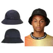 Nike x Stussy Bucket Cap 漁夫帽 遮陽帽 黑色 全黑 反光 抗水 戶外 帽 DQ7817-010