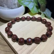 【Cozy 世界水晶原礦與茶】龍宮血舍利隨形珠 66-8(能驅邪避凶、護身、引福之作用)