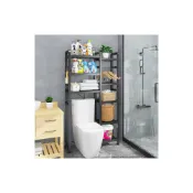 (店+)免運 免稅 可伸縮衛生間馬桶洗衣機架子置物架上方 翻蓋陽臺收納可調節