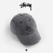 《Urban當天出貨》 Stussy 牛仔灰 丹寧水洗鴨舌帽 棒球老帽Cap 男女情侶帽 IU 黃偉晉 BTS 易烊千璽