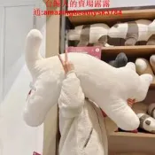 無印良品可愛貓咪公仔毛絨玩具長條抱枕布娃娃床上睡覺玩偶送女生